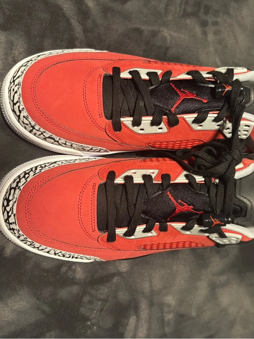 Men's Jordan Spizike Low toro Gym Red/Black-Wolf Grey (FQ1759 600)